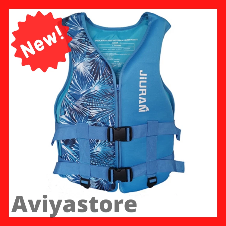 Adults Life Jacket Neoprene Safety Life Vest Water Sports Fishing Water Ski  Vest