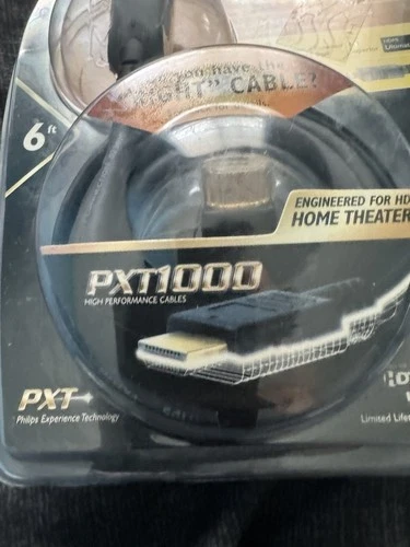 Philips PXT1196 24K Gold HDMI/DVI Conversion Cable 6ft PXT1000 High Performance - Image 2 of 4