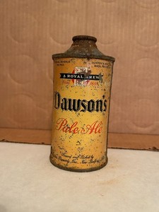 Dawson's Pale Ale LP IRTP Cone Top, Dawson's Brewery New Bedford MA
