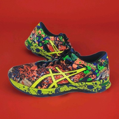 ASICS GEL-NOOSA TRI 11 TRIATHLON RUNNING SHOES MENS 9.5 43.5 Orange Splatter