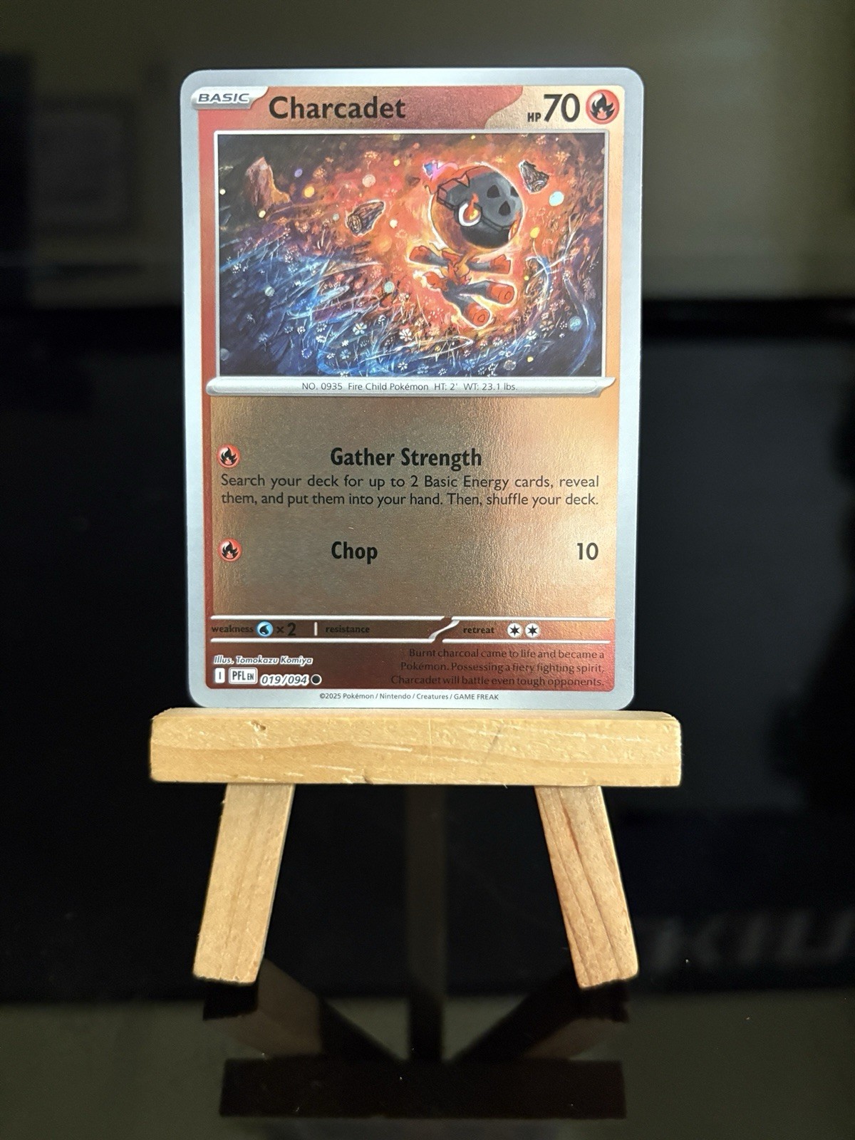 Charcadet 019/094 Me02: Phantasmal Flames Reverse Holo Pokemon TCG Card NM