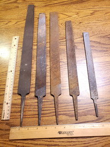 LOT of 5 used flat files including Delta, Smith Co Company, 10"-16", SEE PICS!!
