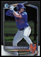 2025 Bowman Draft Chrome Jacob Reimer RC New York Mets #BDC-188