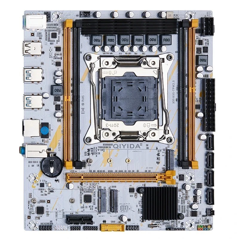 Placa Base QIYIDA X99 LGA2011-3 DDR4 NVME M.2 USB3.0 SATA3 WiFi Xeon E5 V3 V4 - Imagen 2 de 4