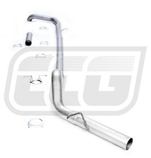 Aluminized 4 Exhaust Pipe System 99-03 Ford F250f350 Super Duty 7.3l Turbo Aluminized 4 Exhaust Pipe System 99-03 Ford F250f350 Super Duty 7.3l Turbo