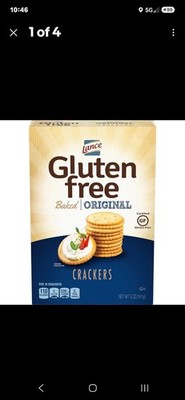 Lance Gluten Free Snack Crackers Rich Buttery 5 Ounce Pack of 12