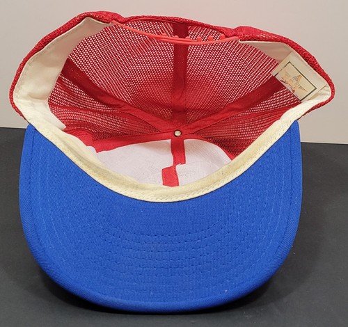 Vtg Carquest Hat Snapback Cap Red/Blue 80's Auto Parts Stores w/Blue Rope *Read - Picture 9 of 12