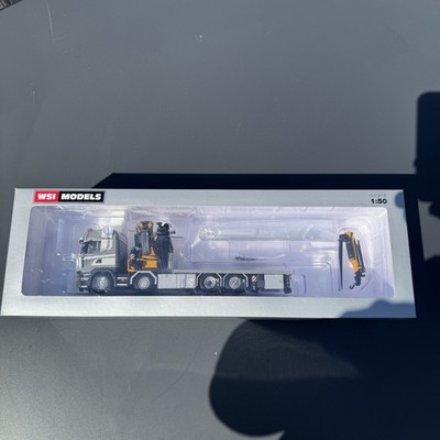 WSI Affolter Scania 8x4 Starre Pritsche Fassi Kran Maßstab 1:50 01-3531 Modell