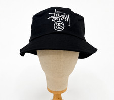 NEW Stussy SS Link Logo Bucket Hat Black L/XL...
