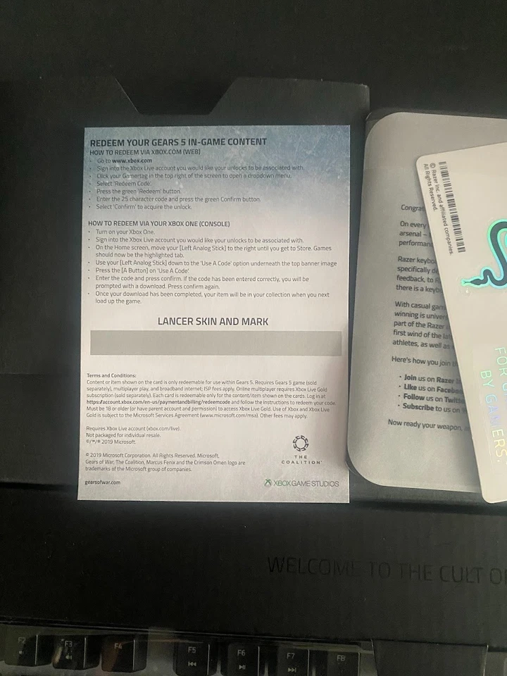 Razer Huntsman Gaming Keyboard: Gears of War 5 Edition - Image 4 of 4