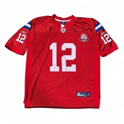 Reebok Authentic Tom Brady 50th Anniversary Throwback NFL Jersey Size 56