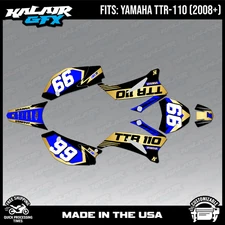 Graphics Kit for Yamaha TTR 110 (2008-2023) TTR110 Turbo Series - Gold