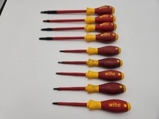 Lot of 9 Wiha Phillips & Flat Head Insulated ...