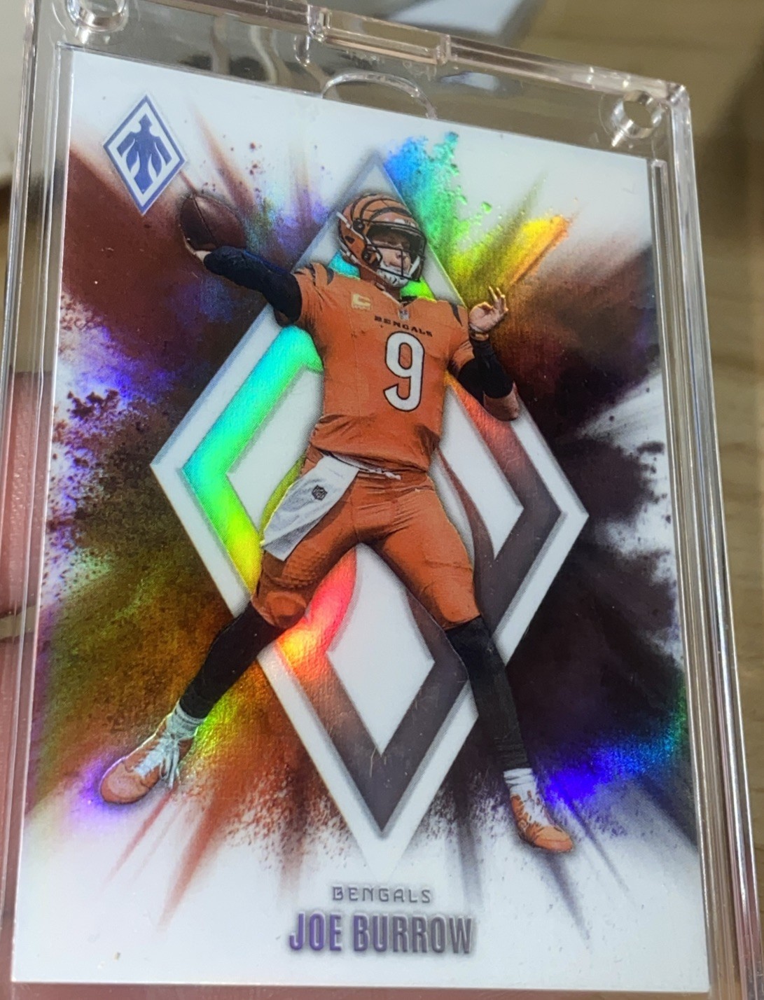 2025 Panini Phoenix - Color Blast Joe Burrow #17 Case Hit Bengals