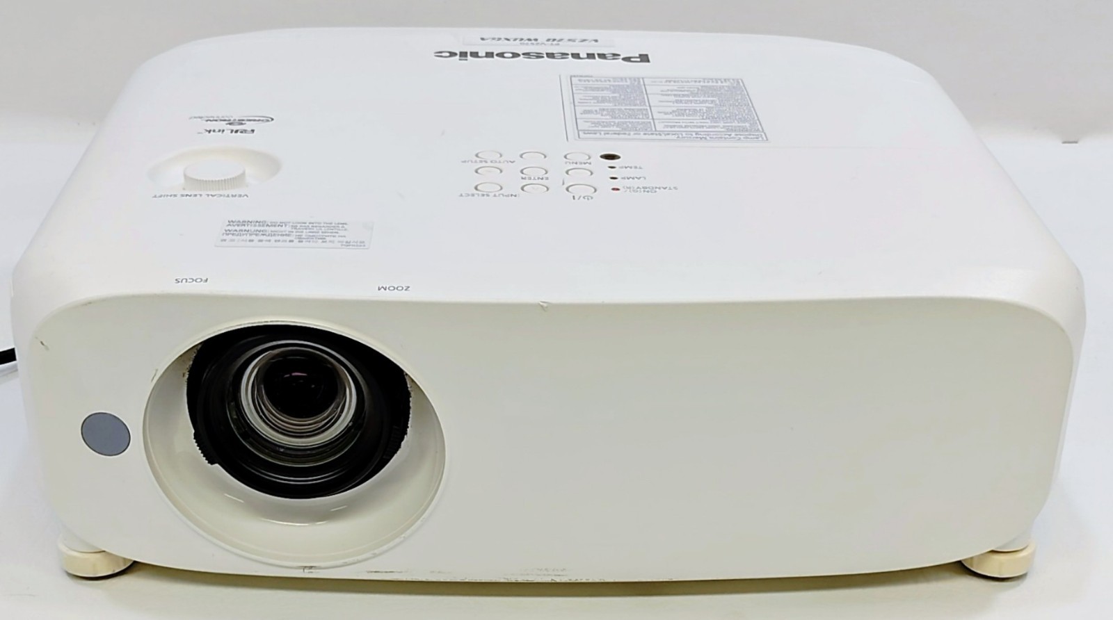 Panasonic VZ570 WUXGA HD Projector w/Power Cord - All Tested and Work Excellent!