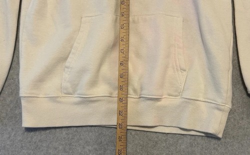 The North Face Women's Small White Pink Logo 100% Cotton Pullover Pocket Hoodie - Picture 10 of 10