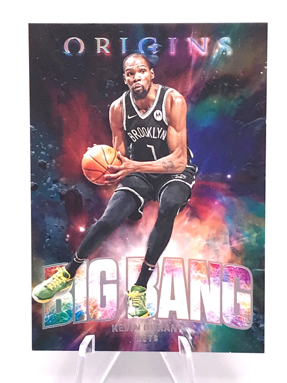 Kevin Durant 2021-22 Panini Origins Big Bang #14 Case Hit Brooklyn Nets SSP