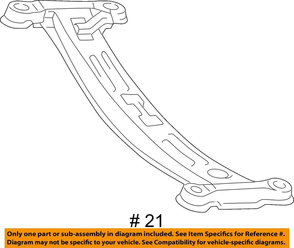 Toyota Camry Lexus ES300 1997-2001 97-04 Avalon submarco trasero k travesaño OEM Foto 4 de 4