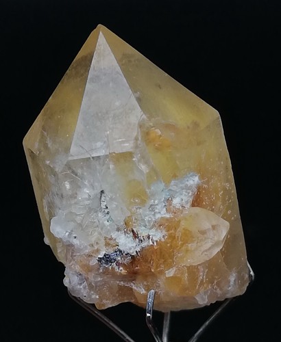 24 CARATS BROOKITE INCLUSION NATURAL RARE QUARTZ CRYSTAL PAKISTAN, (AJ-19), - Picture 18 of 19