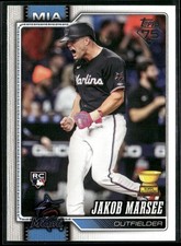 2026 Topps Rookie Card #37 - Jakob Marsee - Marlins RC!