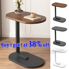 C-Shaped Compact Sofa Side End Table Coffee Laptop Table Living Room Bedroom UK