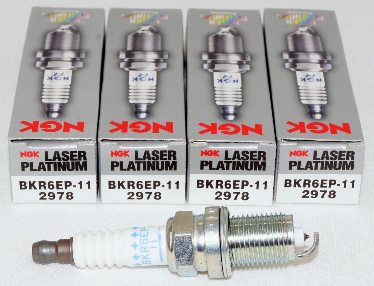 4 Pack Genuine NGK 2978 Laser Platinum Spark Plugs BKR6EP11 for Toyota GM Suzuki
