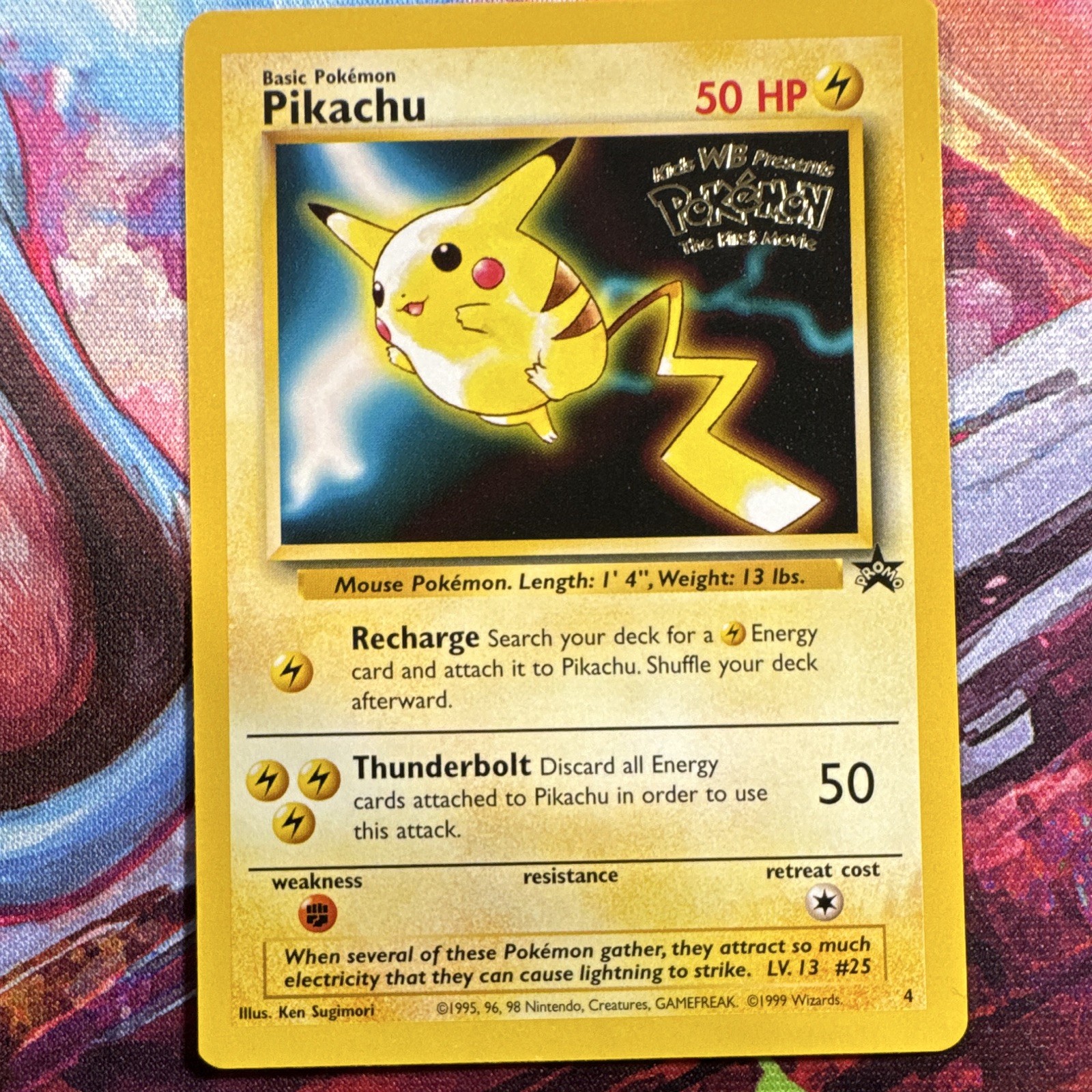 Pokémon Pikachu Wizards Black Star Promos Promo Rare Regular Card #1 English