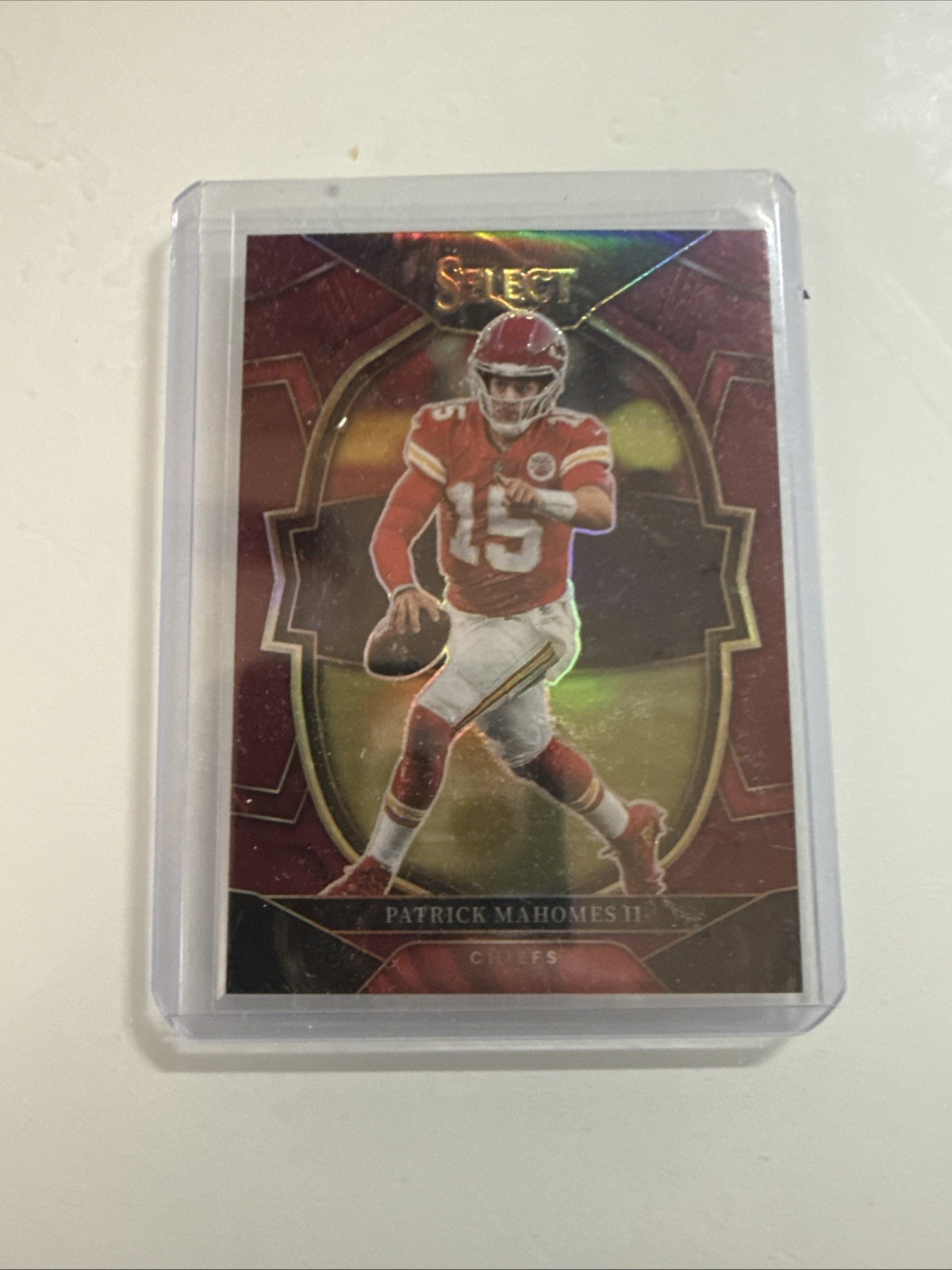 2022 Panini Select #20 Patrick Mahomes Maroon Red Prizm /149