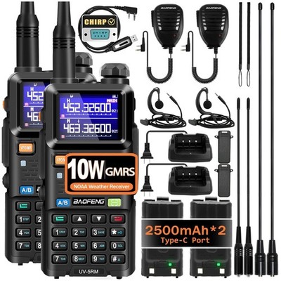 Survival Gear Camping Walkie Talkies, 2 Pack