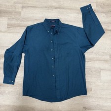 Dover Arrow Wrinkle Free Oxford Button Down Shirt Mens Sz 17 34/35 Vintage USA