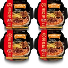 Set Of 4: Haidilao Sichuan-Style Instant Hot Pot With Beef And Tomato, 395G (4 _