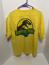 Jurassic Park Dinosaur Logo Official Mens L