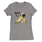 Hufflepug Womens T-Shirt Harry Potter Funny Cool Pug Gift Present