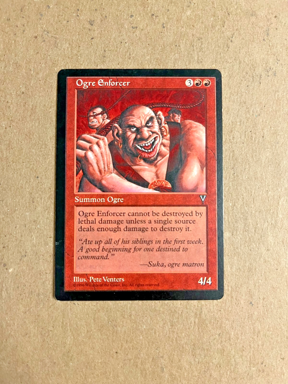 MTG Visions Ogre Enforcer