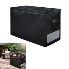 Chest Freezer Protector Waterproof Dust Proof Double Zippered Deep Freezer Cover