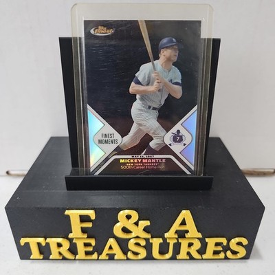 Mickey Mantle 2006 Topps Finest 69/99 Black Refractor MMFM8