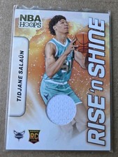 2024-25 Panini Nba Hoops - Rise N Shine Memorabilia Tidjane Salaun #RSM-TSH - RC