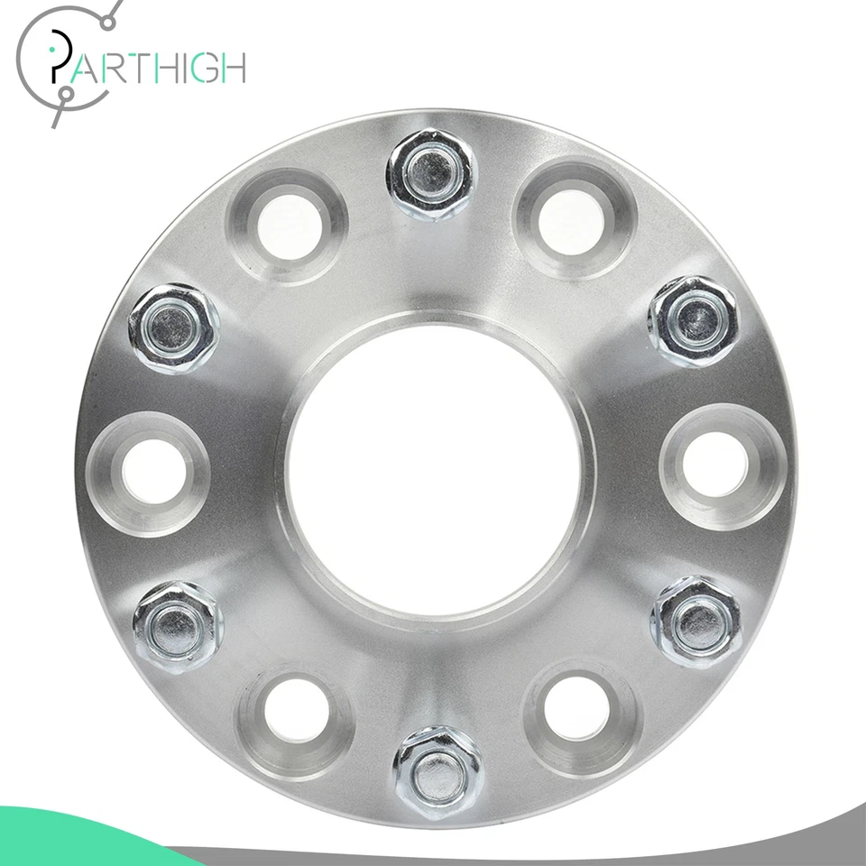 Espaciadores de rueda centrados en el cubo (2) 1" de grosor 12x1,25 para Nissan Titan 2004-2024 6x5,5 Foto 3 de 4