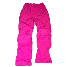 Lands End Kids Pink Ski Snow Pants Grow A Long Size 18 Waterproof Insulated