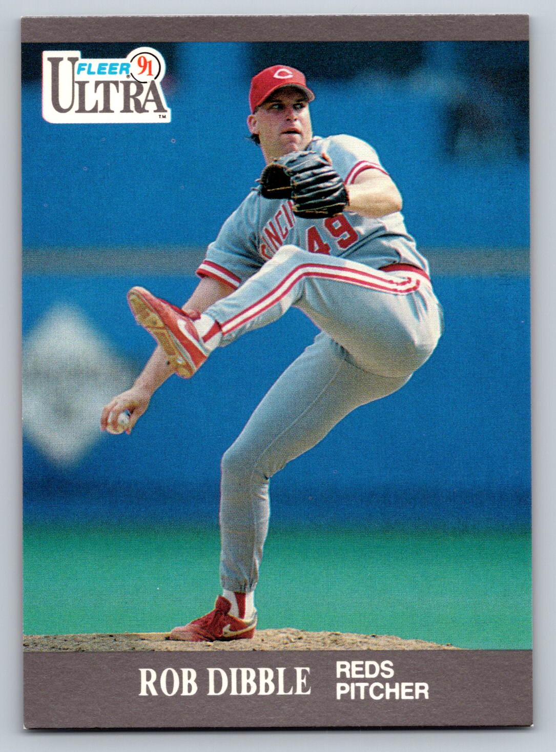 1991 Ultra #92 Rob Dibble