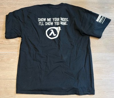 Half-Life 2 Vintage Graphic T-Shirt Valve PC Game Promo Size L