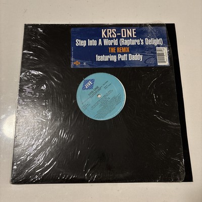 KRS-One Step Into a World 12  MaxiSingle, 1997 VG+/VG+ Promo