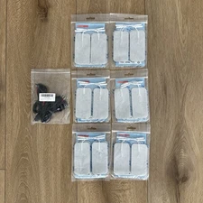 TENS 7000 Official TENS Unit Replacement Pads, 24-Pack, 2" X 4" & 4 Lead Wires