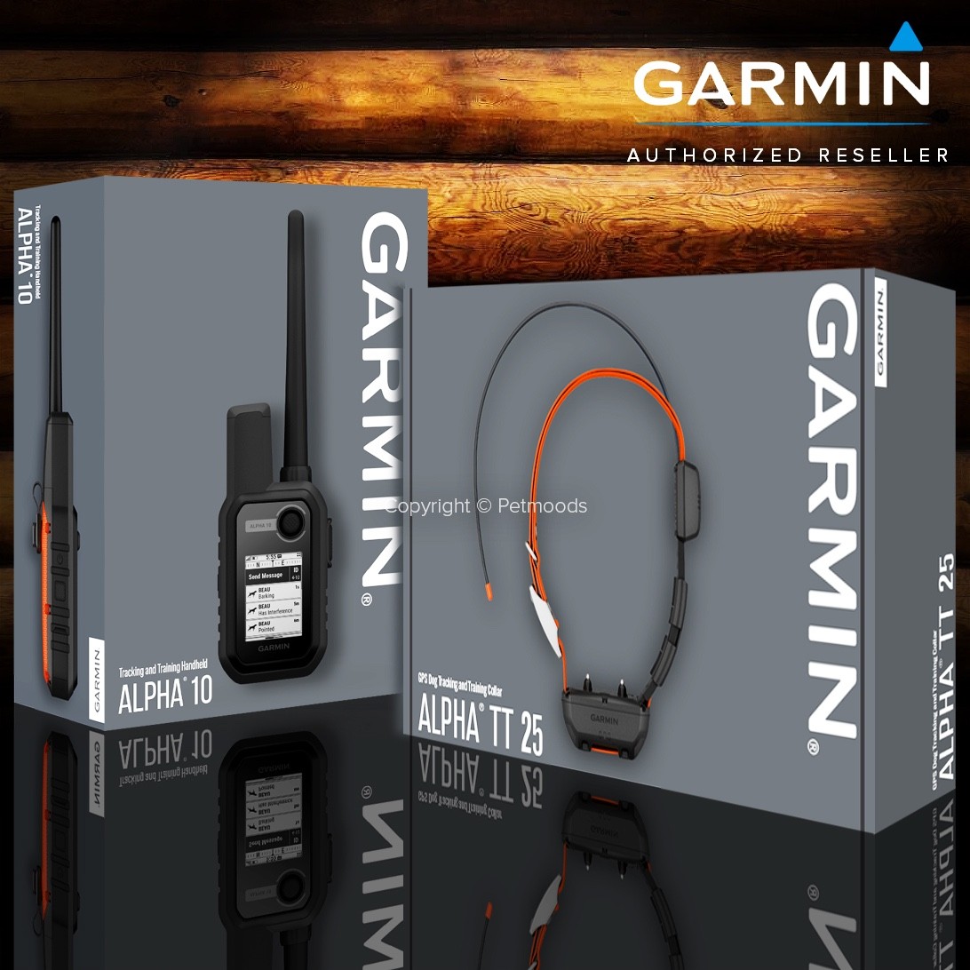 Garmin Alpha 10 Bundle TT25 Dog Device GPS Collar Tracking and