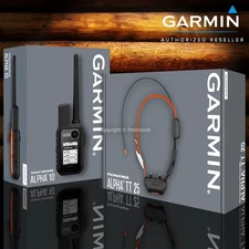 Garmin Alpha 10 Bundle TT25 Dog Device GPS Collar Tracking and Training