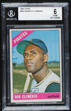 1966 Topps Roberto Clemente (Called Bob on Card) #300 BGS 6 HOF 0q3