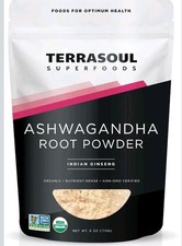 Organic Ashwagandha Root Powder, 6 OZ EX 2/27