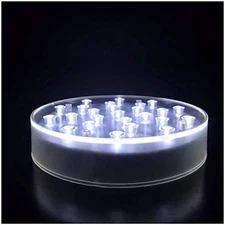 LED Light Base Round Display Pedestal USB Powered