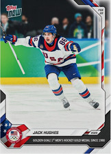 QTY IN HAND Jack Hughes 2026 Olympics Topps N...