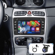 KAM+ Autoradio 4+64GB Android 15 NAVI F&uuml;r Mercedes Benz C-Klasse W203 W209 W208